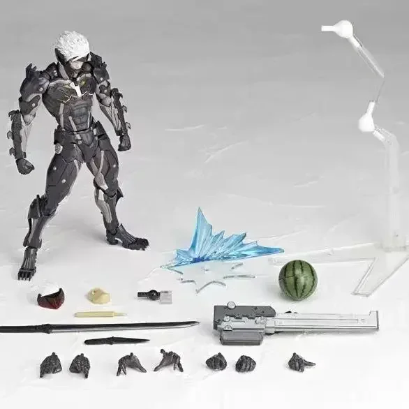 kf S26d451853f424cd49edb82c4b5caf885X Kaiyodo The Ocedo Yamaguchi 140 Ex Metal Gear Action Figure Mgs Raiden Metal Gear Rising Rising - Amazing Yamaguchi