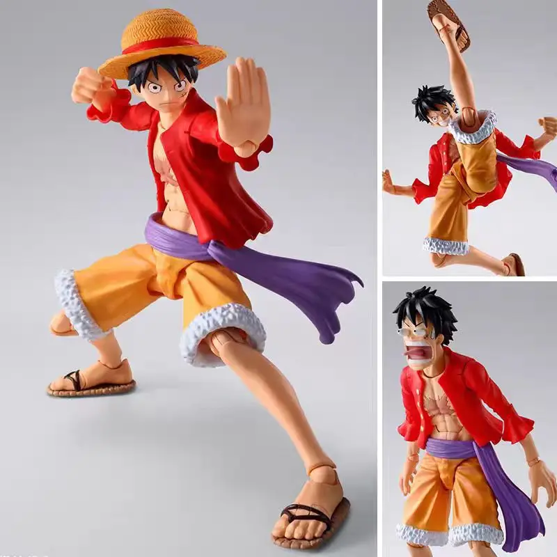 kf Scbb3f2fc37014406b220987df2ed23e8j 15cm One Piece Luffy Figuarts Gear2 Figurine The Raid on Onigashima Luffy Figure Joint Movable Model - Amazing Yamaguchi